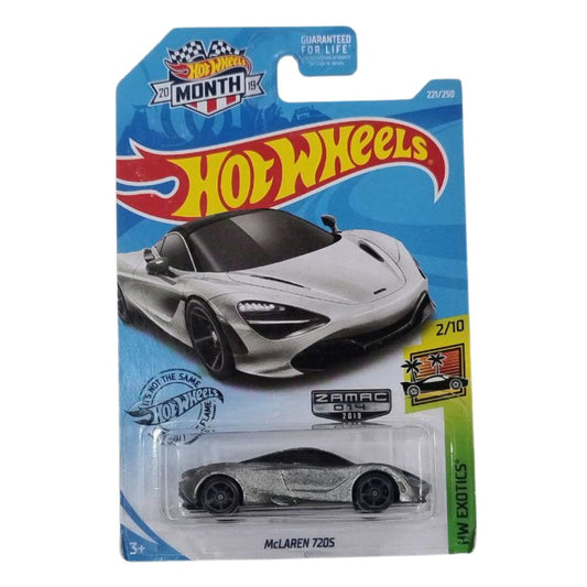 Exclusive Hot Wheels | Mclaren 720S (Zamac Card)